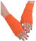 fingerlose warm gestrickte Frauen Winter warme Handschuhe mitten halten weiche Ärmelhandschuh Lederhandschuhe Damen Touchscreen (Orange, One Size)