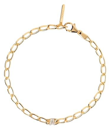 PDPaola Letter Bracelet Gliederarmband Buchstabe gold (19, A)