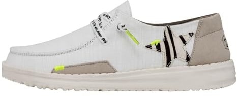 Hey Dude Wendy Damen Boho Slip-On Freizeitschuhe Loafer, White Opulent Garden ,38 EU