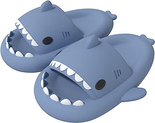 Ciabatte Squalo Estive Donna Uomo da Mare Spiaggia Bagno Piscina Pantofole Antiscivolo Originali Antiscivolo Originali Carine per Casa Sandali A Punta Aperta