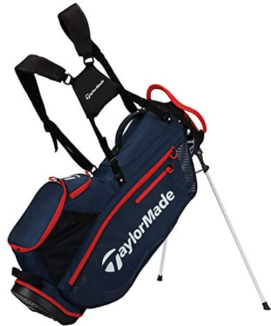 TaylorMade Golf Pro Standtasche, Marineblau/Rot