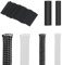 4 Rolle 3m/Rolle PET Expandable Geflochtene Kabeldraht Sleeving 10/20mm Kabel Wrap Schlangenschnur Schutz für Audio Video Home Device Kabel Automotive Wire (schwarz, weiß)