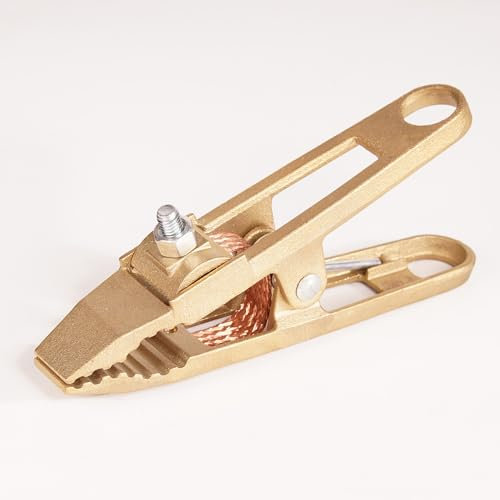RONGJU 500A tipo A morsetto saldatore, morsetto di messa a terra, materiale ottone, per saldatrice per diversi tipi di apparecchiature di saldatura