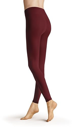 Hudson Damen Leggings Micro 50 hautfreundlich 50 DEN deep red 0540 42-44