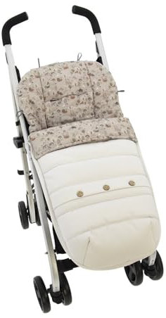 Saco Silla ligera de Paseo Rosy Fuentes- Saco para silla de verano - Silla pequeña - Equipado para ser Ajustado perfectamente -gris