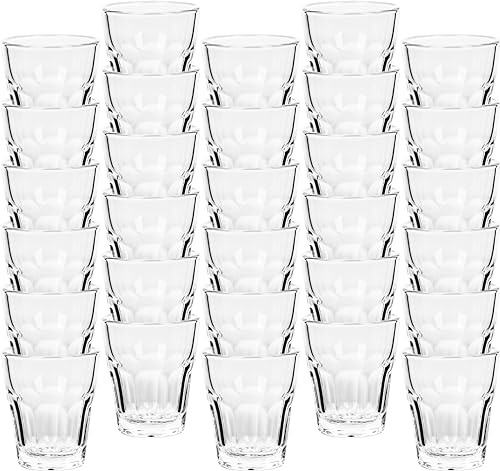 GIESSLE® 30 STAPELBARE & sehr klare Made in EU 4cl Schnapsgläser, Wodka Pinnchen, Schnapsglas Pinchen