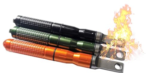 HoveeLuty Fire Starter Sticks mit Scraper Striker Compact Fire Steel Strikes Survival Ferro Rod Flint Fire Steel Spark Rod für EDC Emergency Camping 3pcs Flint Fire Starter Flint and Steel Fire
