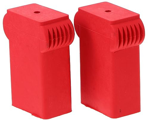ANDRESLAD 2pcs Ladder Top Protector Pads Non-Slip Ladder End Caps Feet Replacement Rubber Cover