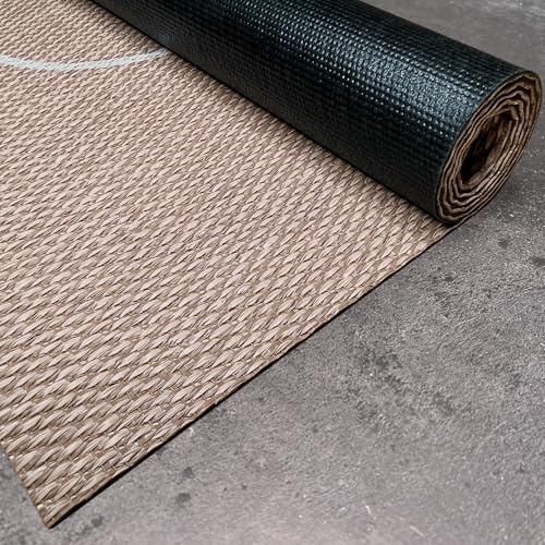 STORESDECO In & Outdoor Teppich 120x180cm - Wetterfeste Teppiche für Balkon & Terrasse - Waschbarer Küchenteppich & Läufer für Flur Wohnzimmer Esszimmer mit Rutschfester Unterseite -Made in Europe