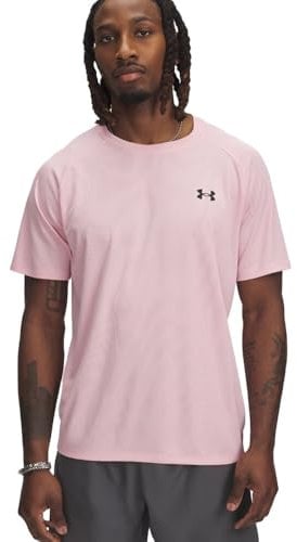 Under Armour Mens Tech 2.0 Short Sleeve T-Shirt Prime Pink L