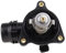 Car Engine Thermostats For BMW X1 X3 Z4 E91 E90 E87 E83 E81 E46 Engine Coolant Thermostat Housing Coolant Water Pipe Outlet 11537510959