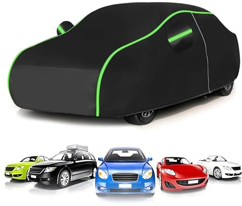 Autoabdeckung für BMW 2 Series Gran Tourer,4-Jahreszeiten Auto-Abdeckung - Wasserdicht + Staubdicht + UV-Schutz, Lackschutz & Kratzfest mit Reflektorstreifen