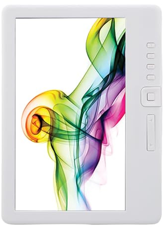Hamwesh E-Book-Reader, 7-Zoll-Farbdisplay, Schutzhülle, Lange Akkulaufzeit, Unterstützt 32 GB SD-Karte, Digitaler E-Reader, Ink-Tablet mit Einstellbarer Schriftgröße Zum Lesen von -Books und PDFs