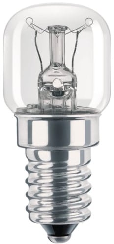 Philips Oven Bulb 300c 15 W 240 V E14, Glass