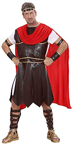 W WIDMANN MILANO Party Fashion - Kostüm Herkules, Tunika mit Rüstung, Gürtel, Umhang, Armbänder, Beinschutz, Kopfbedeckung, Gladiator, Römer, Mottoparty, Karneval