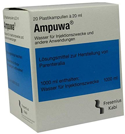 AMPUWA Plastikampullen Injektions-/Infusionslsg. 20X20 ml