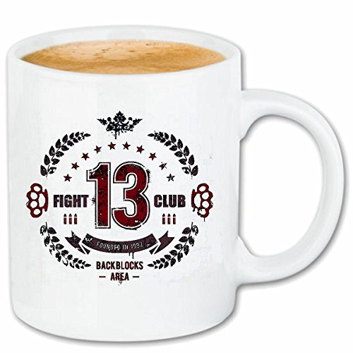 Reifen-Markt Kaffeetasse MMA FIGHT CLUB BLACKBLOCKS AREA KAMPFSPORT KRAFTSPORT SCHLAGRING STREETFIGHT KAMPFSPORTLEHRER MIXED MATERIAL ART KARATE JUDO RINGEN Keramik