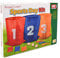 3 in 1 Sports Day Kit Sack Race Egg and Spoon Race Set Bean Bag Toss Fun Outdoor Garden Family Target Game