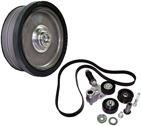 FAN BELT CRANKSHAFT PULLEY TENSIONER KIT FOR MONDEO MK3, TRANSIT, 2.0 Di, TDCi, 1594853