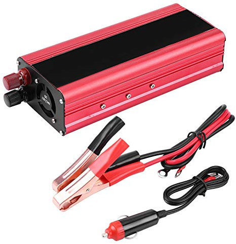Duokon 2000W DC 12V / 24V à 220V AC Onduleur de Voiture,Adaptateur de Chargeur USB à Onde Sinusoïdale Modifiée…