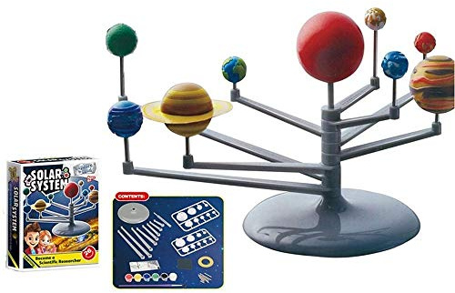 FeiWen Jouet 3D Système Solaire Planétarium DIY Jouet Astronomique 9 Planètes Kit Jouet Educatif Enfants