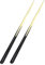 YRU 2 Stück Billard Pool Queue, Short Billard Rod 50-122 cm Snooker Tisch Queue Innen Esche Holz Billard Pool Queues(Color:68cm)