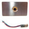 TronicXL Beleuchtete V2A Edelstahl Klingelplatte Klingelknopf I Made in Germany I Unterputz Klingel Schild I mit LED Beleuchtung I Türklingel Taster Klingelschild Doorbell silber beleuchtet (Rot)