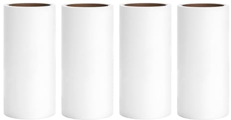 Fusselroller-Nachfüller, 10,2 cm, extra klebrige Fusselroller-Ersatzminen, Innendurchmesser 3,8 cm, 60 Blatt pro Rolle (4 Stück, insgesamt 240 Blatt)