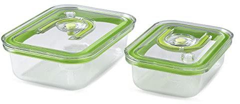 JML VacPack Fresh Container - Rigid, see-through container for vacuum-sealed food