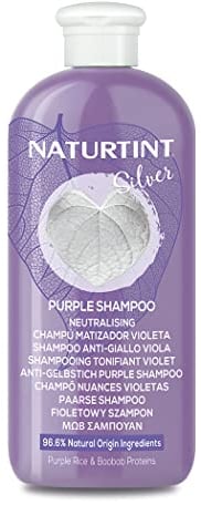 Naturtint Champú Matizador Violeta | Elimina Tonos Amarillentos y Cobrizos | Limpia Suavemente | Nutre y Repara | Para Cabellos Rubios, Blancos y Teñidos | 96,6% Ingredientes Naturales | 330 ml