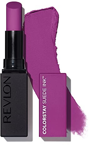 Revlon ColorStay Suede Ink Lippenstift, matt, langanhaltend, angereichert mit Vitamin E, Farbton 013 Stir The Pot