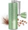 Manual Coffee Grinder Chestnut C3s PRO, All-Metal Coffee Grinder, Folding Handle, Stainless Steel S2C Conical Burr, Adjustable Grind Setting -Green