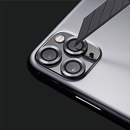 RHINOSHIELD protection pour objectifs photo compatible avec【iPad Pro2/3/4 11 inch/iPad Pro 4/5/6 12.9inch】Verre trempé 9H résistant aux rayures avec une fine bordure en aluminium anodisé-Gris sidéral