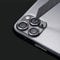 RhinoShield Schutz für Smartphone-Kamera kompatibel mit [iPad Pro 2/3/4/iPad Pro 4/5/6] Fingerabdruck und kratzresistentes Schutzglas mit Aluminium Ring für hohe optische Klarheit-Space Grau