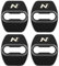 4 Stück Autotürschloss-Abdeckung für Hyundai N LINE i30 i20 Sonata Accent Tucson Elantra Azera Auto delstahl Schutzabdeckung Schutzkappe Auto Trim ZubehöR,B