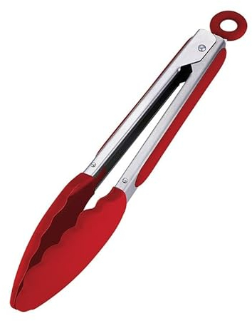 BERLINGERHAUS Burgundy Edition BH-6333 Küchen- und Grillzangen - Hochwertige Edelstahl-Kochzangen