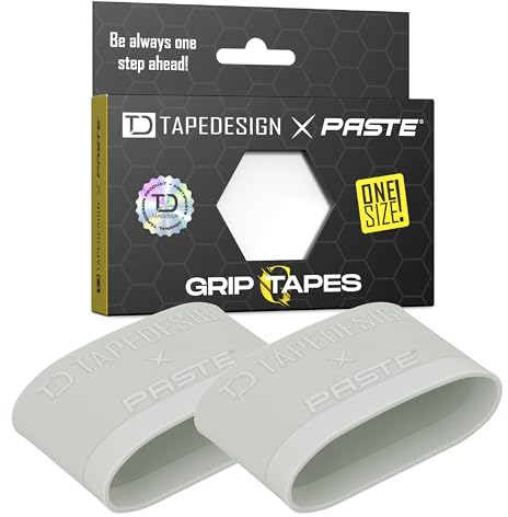 TAPEDESIGN – Schienbeinschonerhalter Grip Tapes aus Silikon, Fußball Männer, Frauen, Grau - Halterung für Fussball Stutzen, Stutzentape