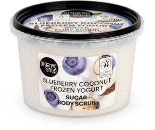 Organic Shop 250ml Body Scrub FrozenYogurt Blueberry & Coconut