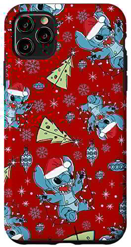 iPhone 11 Pro Max Disney Lilo & Stitch Holiday Fun Case