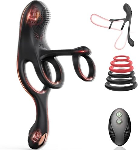 Penisring Sex Spielzeug für Paare - Cockring Vibrator Sexspielzeug für die Männer Fruen, Vibration Toy für Frau mit 10 Vibrationsmodi, Paarvibrator Extrem Sex Toys Stimulieren Sie Klitoris & G-Punkt