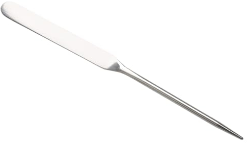 Tabanzhe Stainless Steel Cosmetic Spatulas - Ergonomic Nail Art Makeup Stirring Rod, Ideal for Mixing Cream, Skincare, and Scraping Jars in Your Beauty Routine