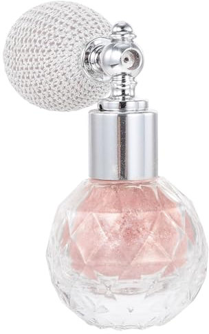 IWOWHERO 1Stk Body- -Pulver Staubwedel Glitzerkörper Textmarker Sprühflaschen Körper Make-up Pailletten Highlighter-Dekor Füllung Parfüm Glas