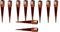Unibos | Heavy Duty | Fence Post Spike Holder Support | Rust Resistant Metal Stakes | Drive down Spikes for Posts | Spike Grip Holder (10)