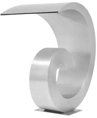 YANZIFDC Wasserfall-Pool-Springbrunnen, 50 cm, Wasserfall-Klinge, Ss 304 Edelstahl, Spillway für durchsichtigen Abstieg, Garten, Outdoor