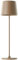 A.S. Création LED Tischleuchte inkl. Aufladekabel in Braun aus Metall und Kunststoff - Tischlampe Kabellos Warmweiß Dimmbar DD129459 - Verwendung im Innenbereich - 10cm (B) x 37cm (H)