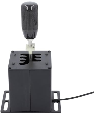 Palanca de Cambios de Simulador de Juego de Carreras USB para PC, Palanca de Cambios Secuencial H para Sim Racing, Compatible con G27 G29 T300, de Marchas de Camión