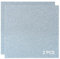 Uadme Acrylglas Platte Farbig 3mm, 2 Stück Kunststoffplatte, 30cm x 30cm Acrylplatten für Lasergravierte Schilder, Modellbau, Displays, Fotorahmen, Bastel- & DIY-Projekte, Silber