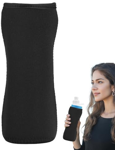 Couvercle de bouteille d'eau en verre, étui de bouteille d'eau,Manchon de bouteille absorbant la sueur | Étui de bouteille multicolore, couvercle de refroidisseur b