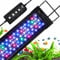 AQQA Aquarium LED Beleuchtung,36W Vollspektrum 24/7 Modus Aquarium Licht,Einstellbare Timer Helligkeit Aquarium Lampe,Aquarium Pflanzenlicht mit ausziehbarer Halterung,für 100-120cm Fischtank