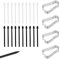 Lot de 20 S Pen Tips Pointes de Remplacement pour Samsung Galaxy Tab S9/ S9 FE/ S9 FE+S8 / Tab S8+ Plus/Tab S8 Ultra, Tab S7/S7, avec Outil à épiler, Compatible avec Samsung Galaxy Tab S8